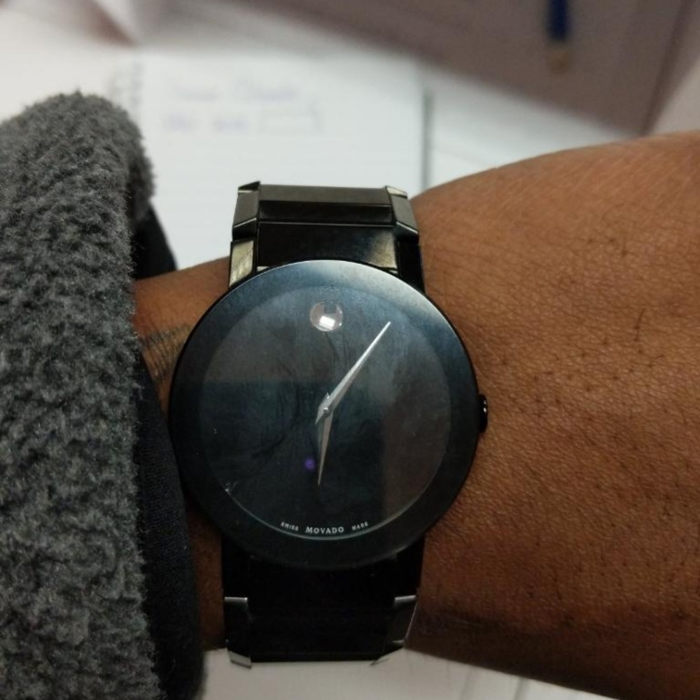 Movado Watch w/  PVD Crystal braclet